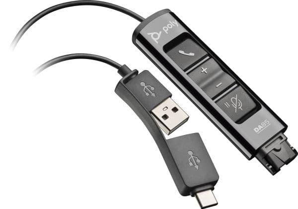 HP Poly DA85 USB to QD Adapter