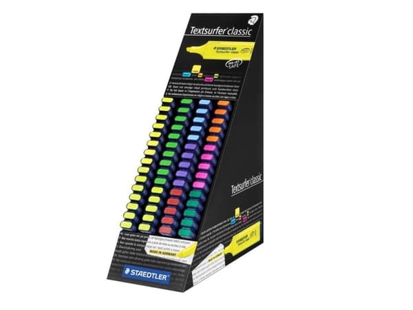 Staedtler Textsurfer classic, 60 kpl, Valikoidut värit