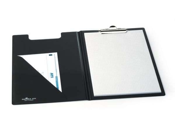 Urklipp, Durable Double, A4, svart