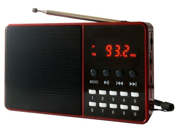 DARTEL Radio RD-180 punainen