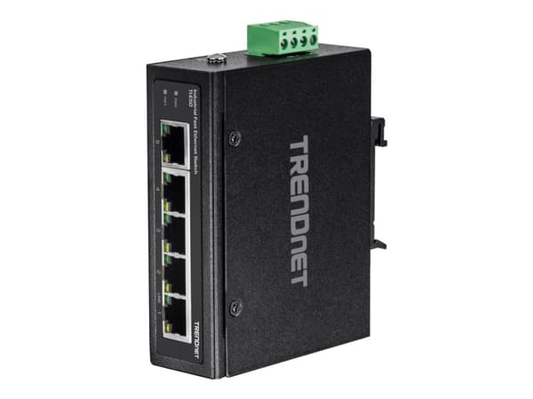 Trendnet TI-E50, Hallitsematon, Fast Ethernet (10/100), Täysin kaksipuolinen, Seinäkiinnitteinen