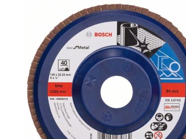 BOSCH slipskiva list top 115 P 60 PROSTA ...