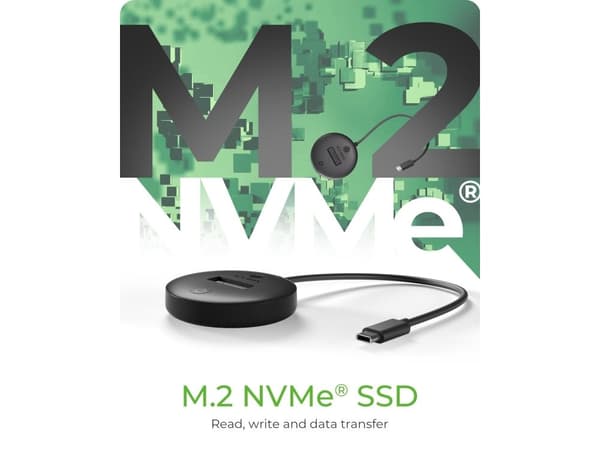 Dockingstasjon IcyBox for NVMe & SATA M.2 SSD