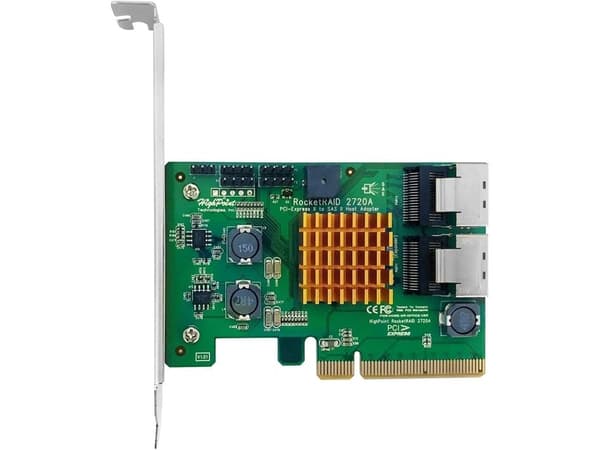 Highpoint PCIe 2.0 x8 -ohjain - 2x SFF-8087 RocketRAID (2720A)