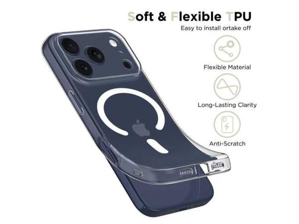 Tech-Protect FlexAir MagSafe-skal till iPhone 17 Pro Max - klar