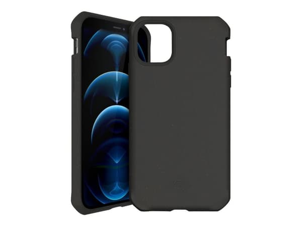 ITSKINS FERONIABIO // TERRA, Suojus, Apple, iPhone 12 Pro Max, Musta