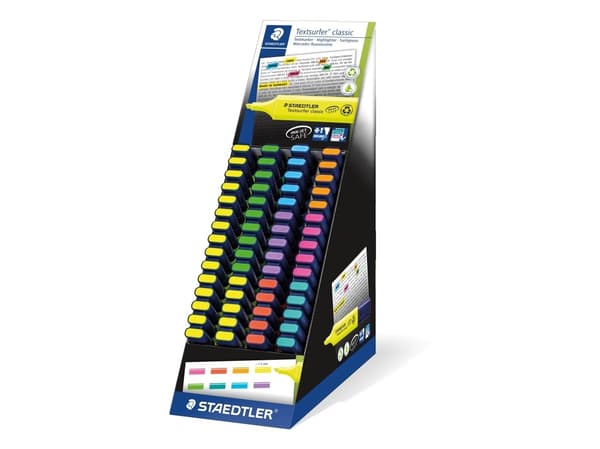 Staedtler Textsurfer classic, 60 kpl, Valikoidut värit