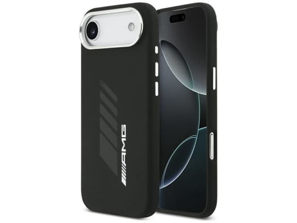 AMG Silicone Oversize Rhombs MagSafe Case for iPhone Air - Black