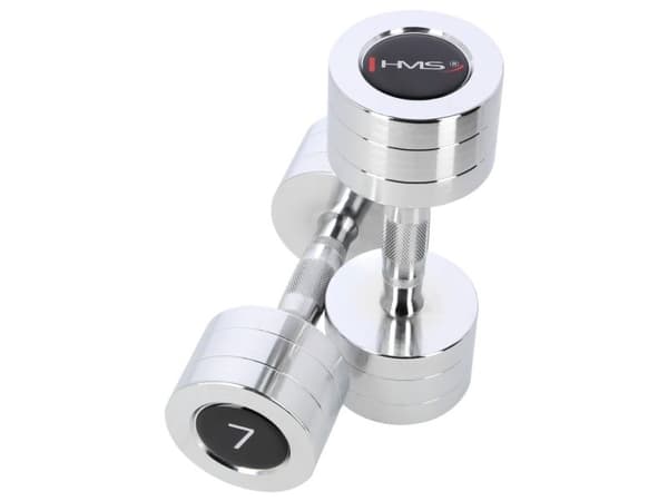 HMS Dumbbells CHD07 forkrommet 2 x 7 kg