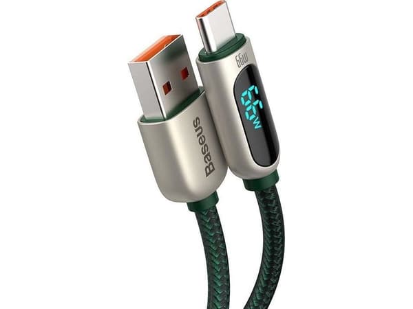 USB-kaapeli Baseus USB-A - USB-C 1 m vihreä (CASX020006)