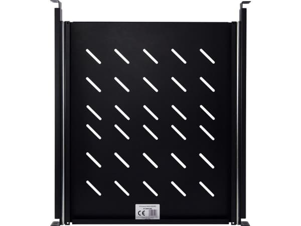 Inter-Tech SWAS-550/800 - Rackgulvpanel - svart, RAL 9005 - 1U - 19"