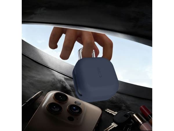 TECH-PROTECT SILICONE HOOK SAMSUNG GALAXY BUDS 4 / 4 PRO NAVY BLUE