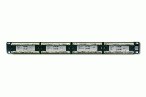 DIGITUS - Patch-panel - CAT 6 - UTP - RJ-45 X 48 - grå, RAL 7035 - 2U - 19"