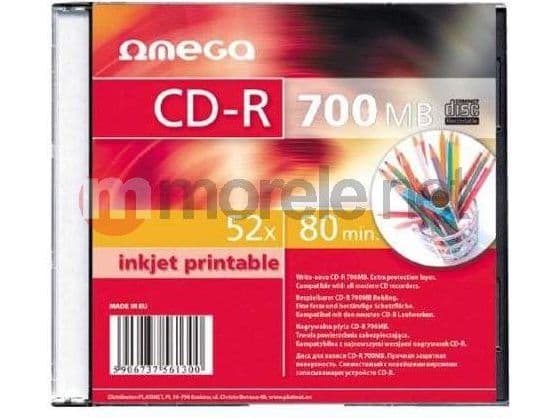 Omega CD-R 700 MB 52x 10 stk (56104)