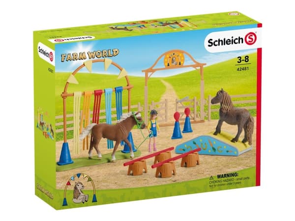 Schleich ponny agilityträning