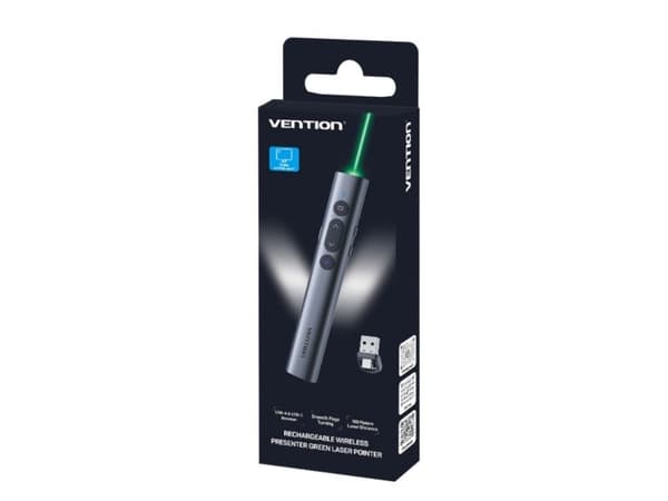 PPT Vention wireless laser pointer (žalias)