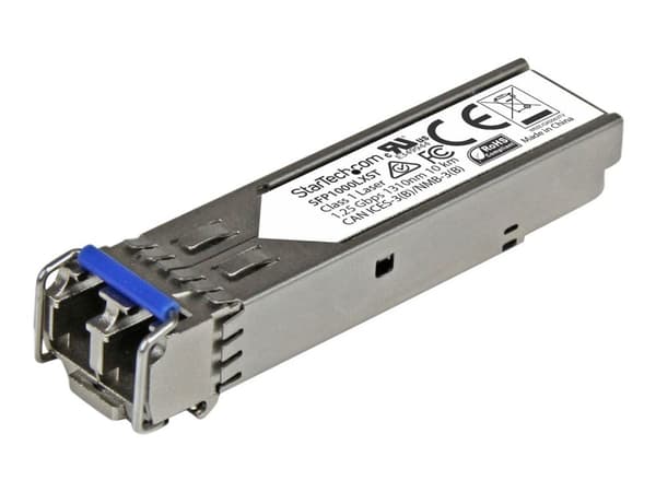 StarTech.com MSA Uncoded Compatible SFP Module, 1000BASE-LX, 1GbE Single Mode (SMF) Fiber Optic Transceiver, 1GE Gigabit Ethernet SFP, LC Connector...
