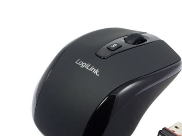 2Direct ID0031, Molempikätinen, Optinen, Langaton RF, 1600 DPI, musta