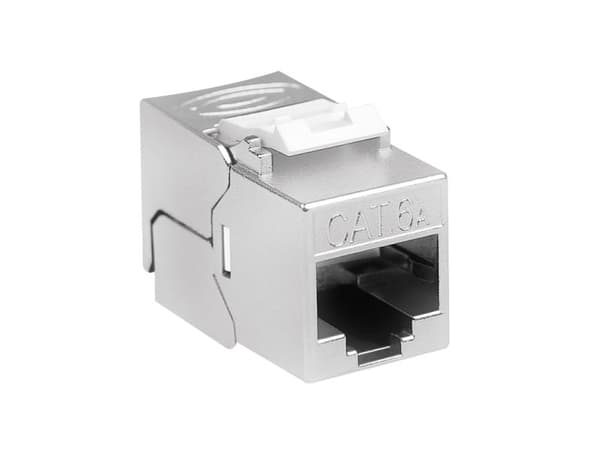 LogiLink Keystone Jack STP 22–26 AWG, Cat.6A ISO, component certified