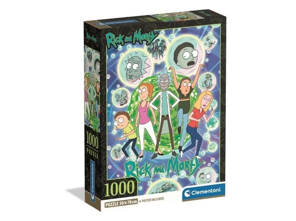 Puslespill Rick&Morty – Compact Box, 1000 brikker