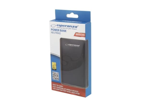 Esperanza EMP117K, 8800 mAh, Sort