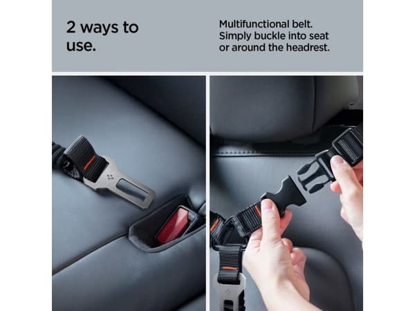 Spigen PS100 Universal Pet Seat Belt - Black
