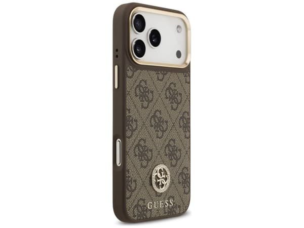 Guess 4G Strass Logo MagSafe-deksel til iPhone 17 Pro Max - Brun