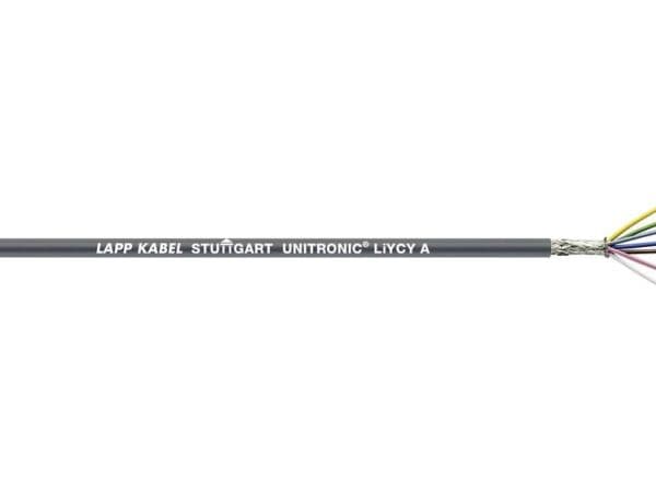 LAPP 44705-100 Data-/datakabel UNITRONIC® LiYCY A 5 x 0,34 mm² grå 100 m