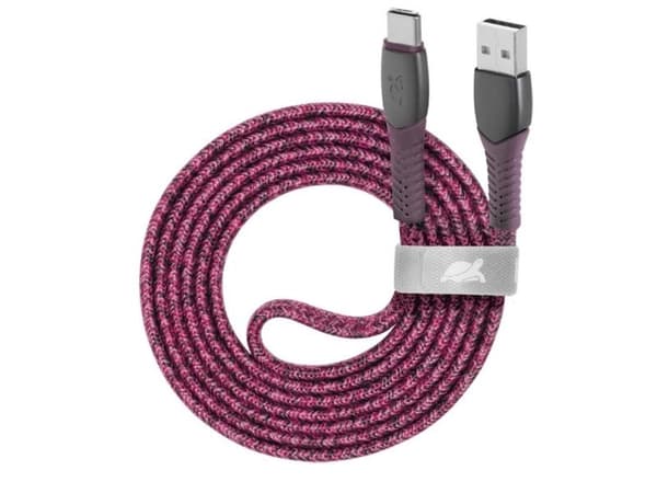 Rivacase PS6102 RD12, 1,2 m, USB C, USB A, USB 2.0, 0,48 Gbit/s, punainen