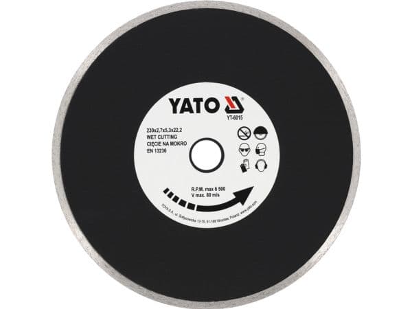 Massiv diamantskive - EN 230 mm