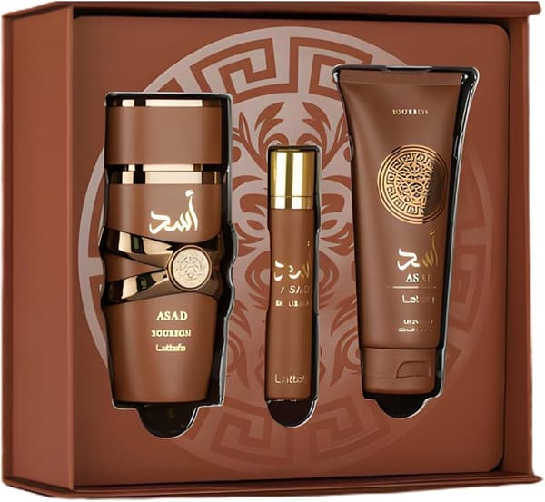 Lattafa 3p Giftset Asad Bourbon By Lattafa