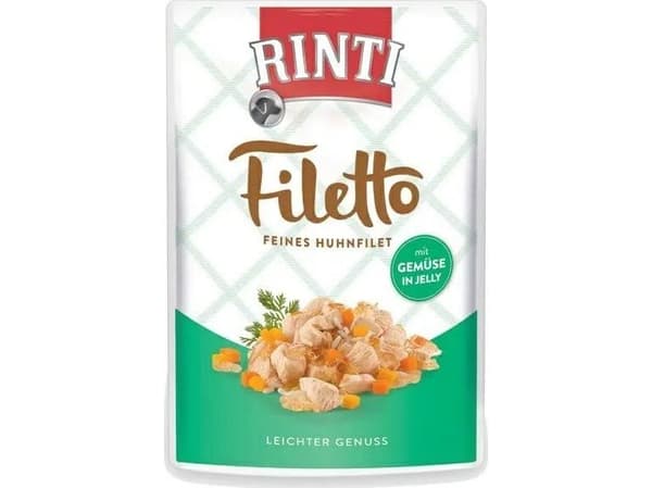 Rinti Filetto Karma våtfoder till hund – kyckling & grönsaker 100 g