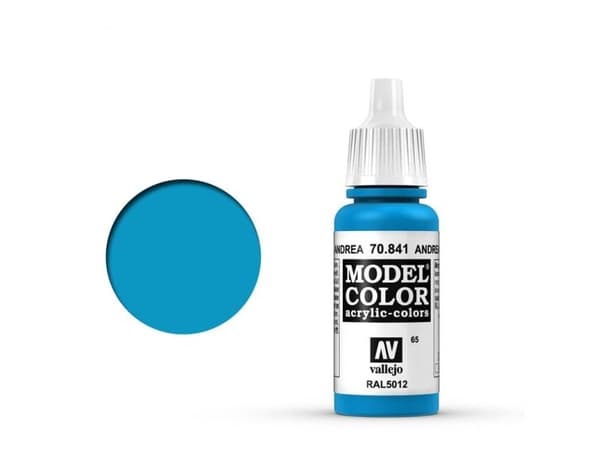 Vallejo 70.841, 17 ml, Blå, Matte, Flaske