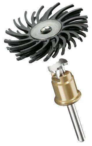 Dremel 471S, Førpoleringsbørste, 3,2 mm, 2,5 cm, Sort