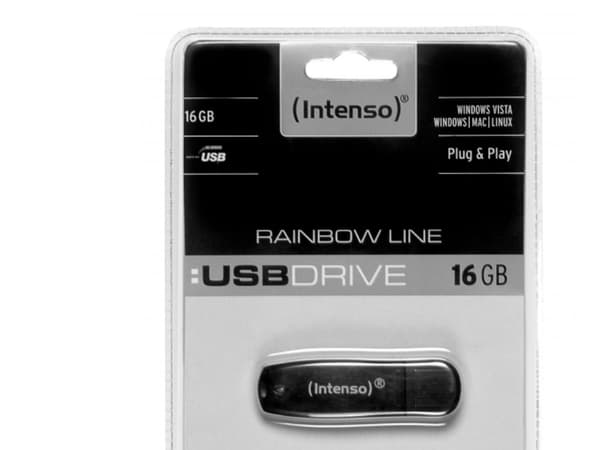 Intenso Rainbow Line - USB flash-enhet - 16 GB - USB 2.0