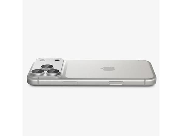 Spigen Optik Pro XL EZ Fit, Apple, iPhone 18 Pro Max, Reptålig, Dammresistent, Silver, 1 styck