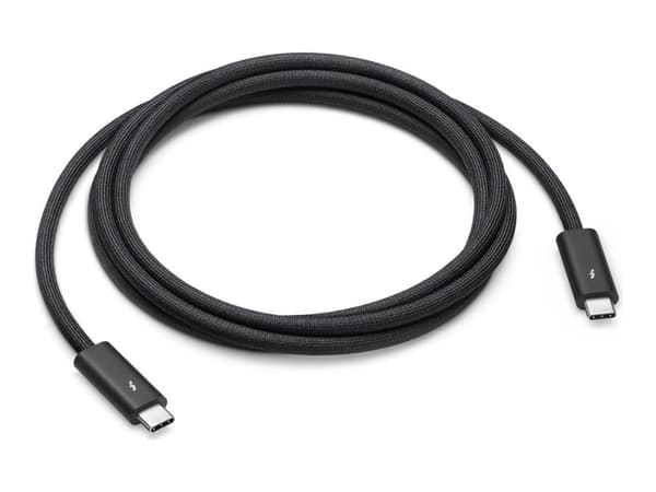 Apple Thunderbolt 4 Pro - Thunderbolt-kabel - USB-C (hann) til USB-C (hann) - USB 3.2 / USB4 / Thunderbolt 3 / Thunderbolt 4 / DisplayPort - 1.8 m ...