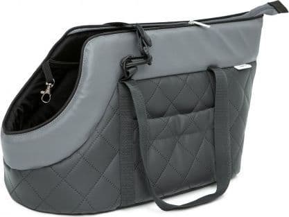 HOBBYDOG R2 ECO LEATHER BAG GRAY