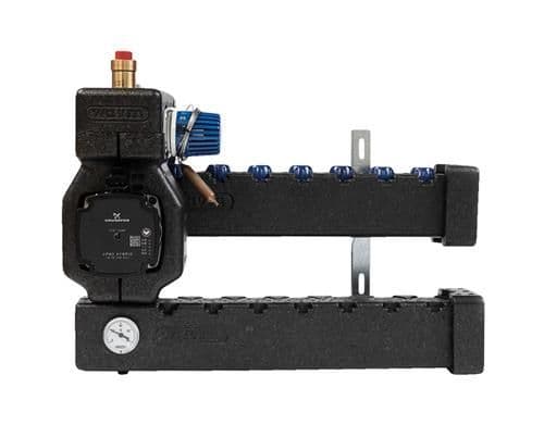 Wavin Midishunt 4 - isol., grundfos 15-70 pump