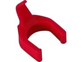 PatchSee PatchClip RO/PC - Kaapelipidikkeet - punainen (50 kappaleen pakkaus)