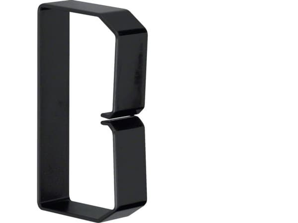 Hager B601003, musta, PVC