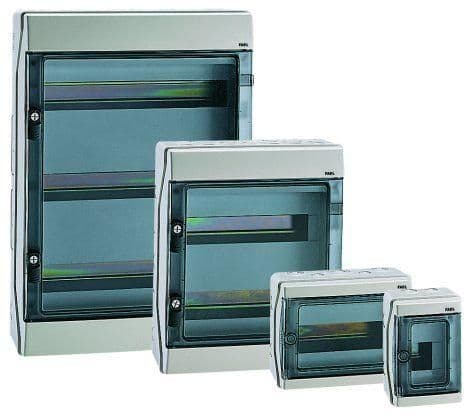 Legrand Surface-mounted distribution board, IP65, without strip, 1x8 modules - 601938