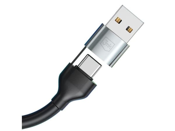 3MK USB-kabel 3mk Hyper Cable N-SERIES 6-i-1 C/A til C/Lightning/Micro 18W 9V/2A QC 3.0 1,2 m