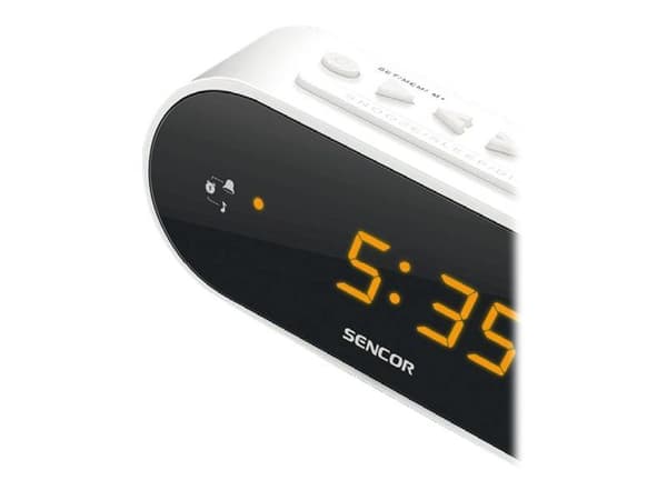 Sencor SRC 3100 W - Klokkeradio - hvit