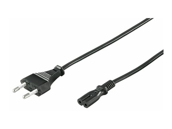 MicroConnect Power Cord Notebook - Strömkabel - 1.5 m - svart