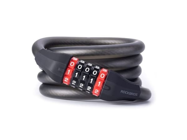 Sykkellås Rockbros RKS507 5-sifret kode