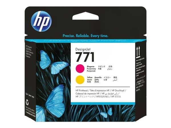 HP 771 - Gul, magenta - skriverhode
