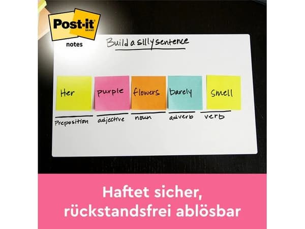 Sticky notes Post-it Beachside BxL 76 x 76 mm blandade förpackning med 6 st