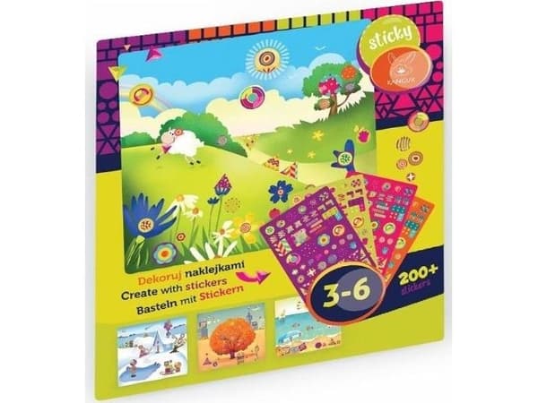 Kangaroo Decorate with Seasons stickers