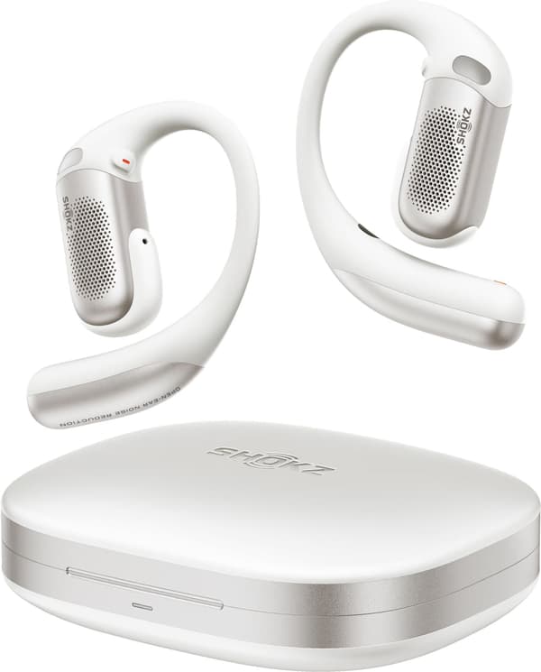 Shokz OpenFit true wireless open-ear hovedtelefoner - White